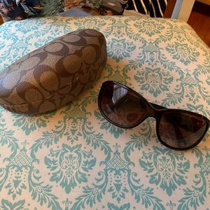 Coach sunglasses with case